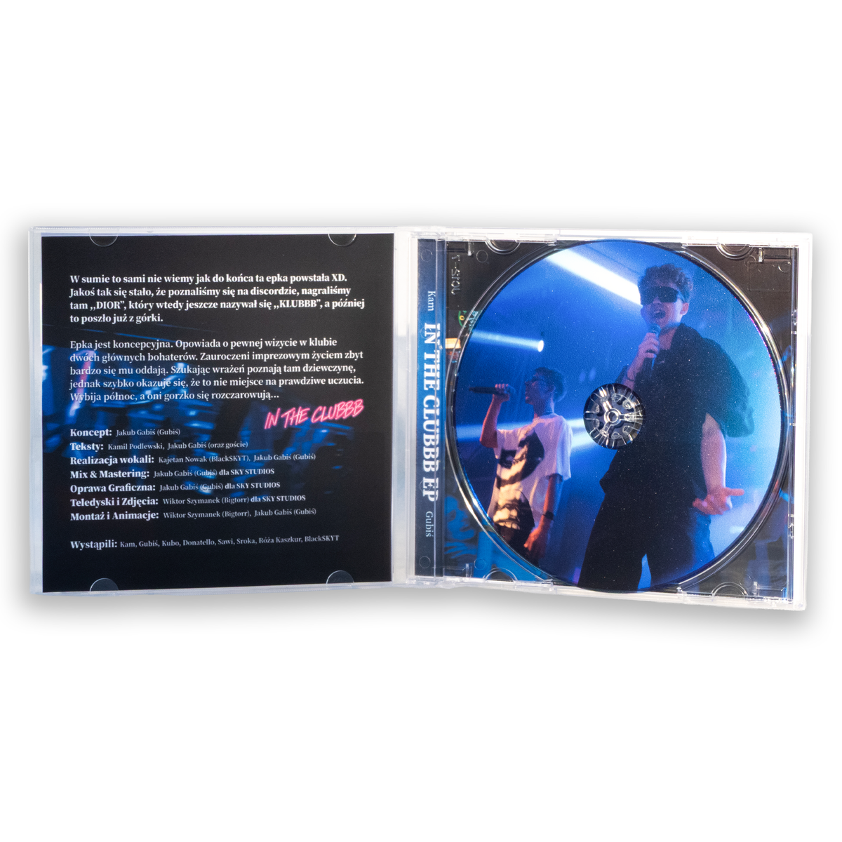 JEWEL BOX CD "Kam, Gubiś - IN THE CLUBBB EP"