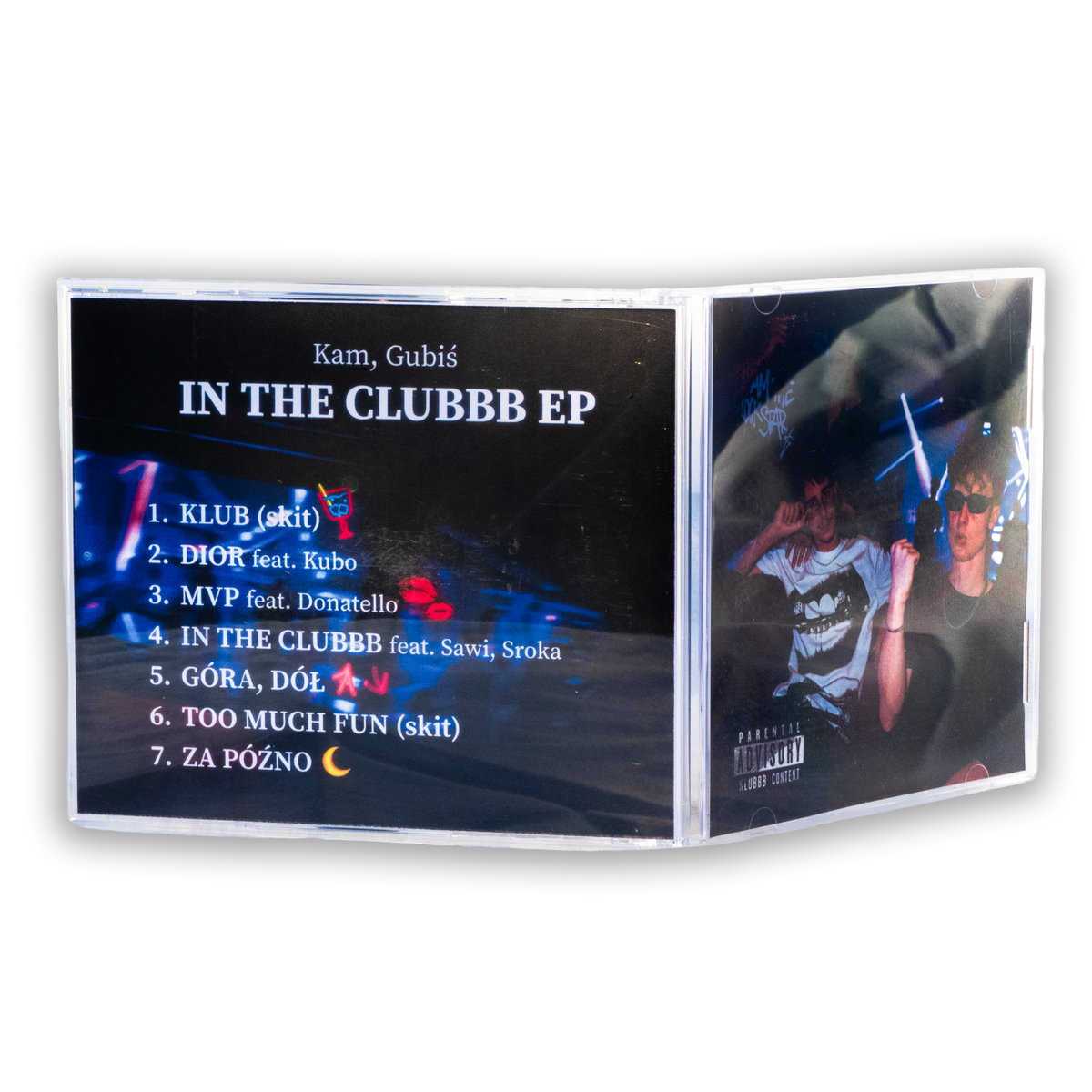 JEWEL BOX CD "Kam, Gubiś - IN THE CLUBBB EP"