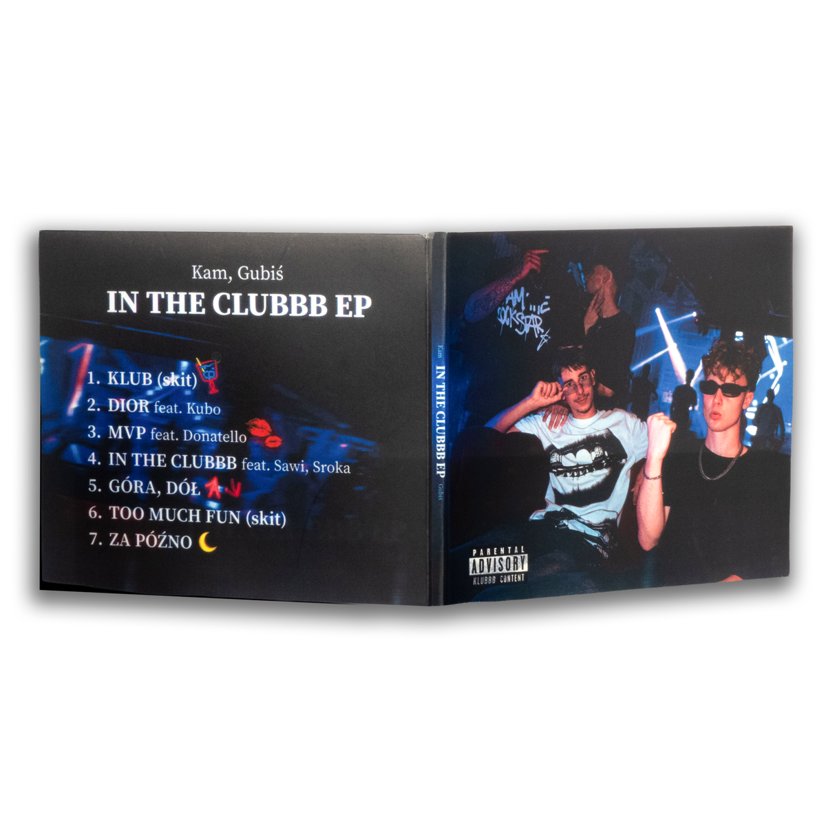 DIGIPACK CD "Kam, Gubiś - IN THE CLUBBB EP" + CHAIN GRATIS!