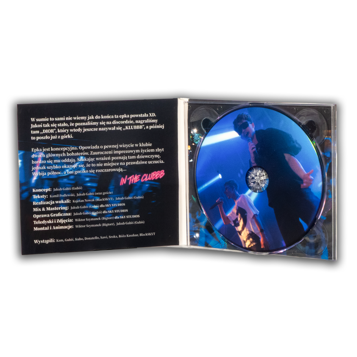 DIGIPACK CD "Kam, Gubiś - IN THE CLUBBB EP" + CHAIN GRATIS!
